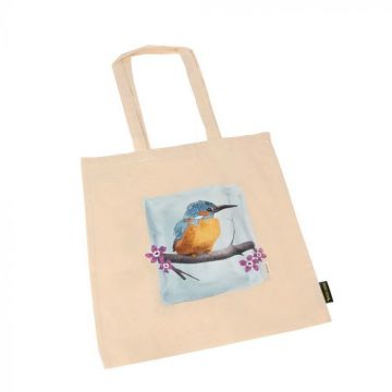 Baumwolltasche Eisvogel