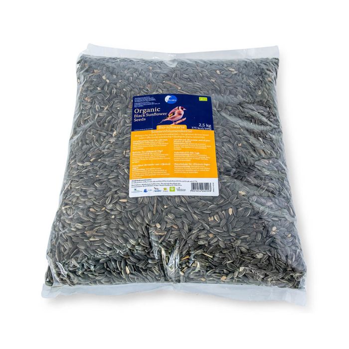 Bio Schwarze Sonnenblumenkerne 2,5 kg